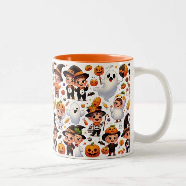 Mug for kids "Boo-tiful Brews: Halloween Fun!" (Right)