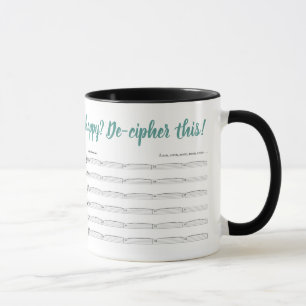 Mug for organists who hate ciphers