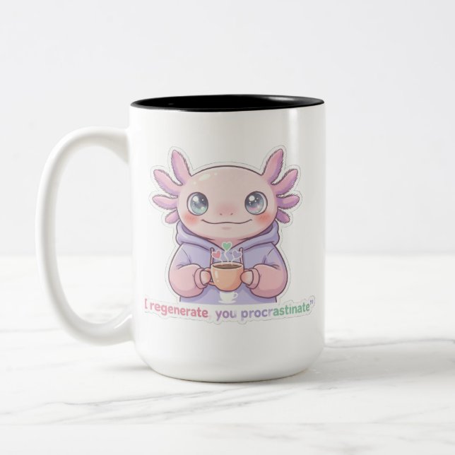 Mug for Procrastinator with Pride – Doomer Humor (Left)