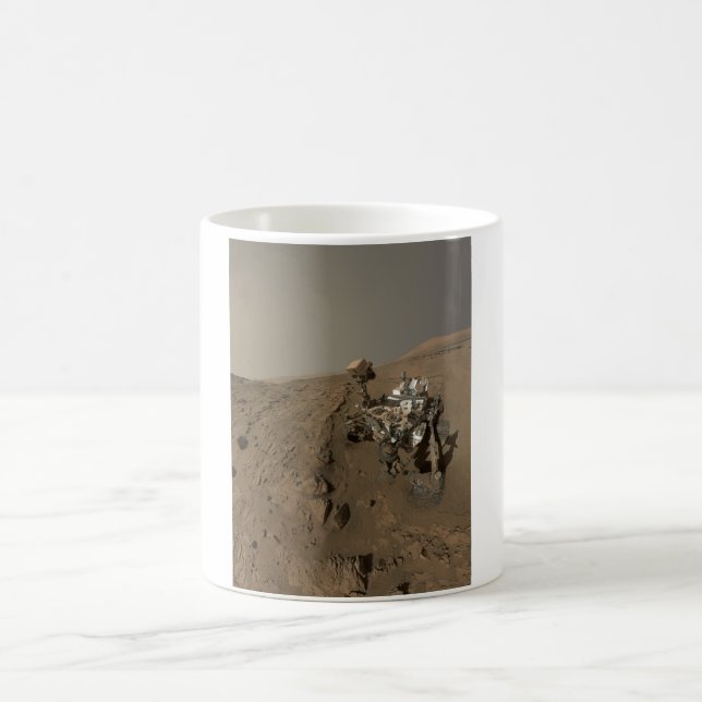 Mug Forage sur Mars Curiosity Paysage martien rouge (Centre)