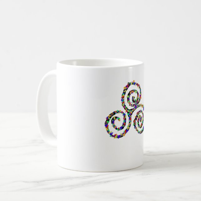 Mug Force de Triskelion celtique (Devant gauche)
