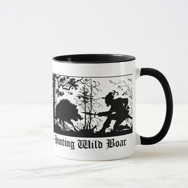 Mug Forces d'appoint de Jagd Wildschwein/chasse de (Droite)