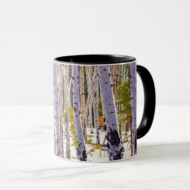 Mug Forêt de bois de tremble (Devant droit)