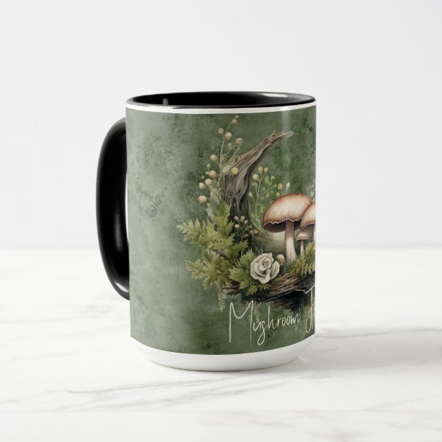 Mug Forêt de champignons enchantée (Devant gauche)