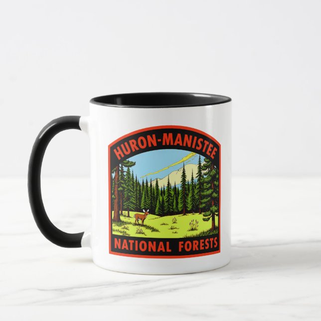 Mug Forêt de la nation Huron Manistee Michigan (Gauche)
