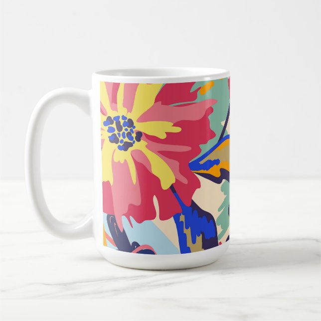 Mug Forêt et roses (Gauche)