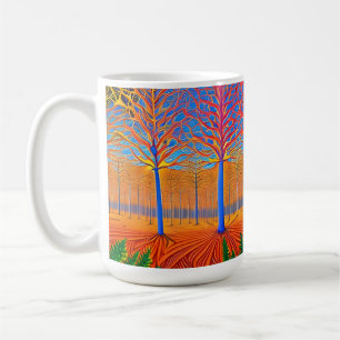 Mug Forêt forestière d'Art Moderne