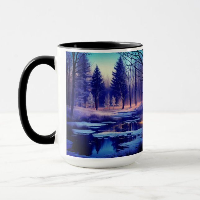 Mug Forêt neigeuse (Gauche)