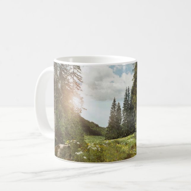 Mug Forêt | Sun Peeking Thru (Devant gauche)