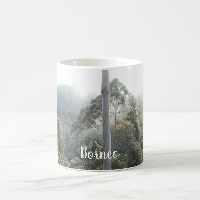 Mug Forêt tropicale de Borneo Treetops paysage paysage (Centre)