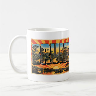 Mug Forêt tropicale de Brunei Rivières Mangroves Voyag