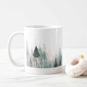 Mug Forêt verte simple