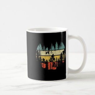 Mug Forêt Vintage Reflet Coucher de soleil Arbres Rétr