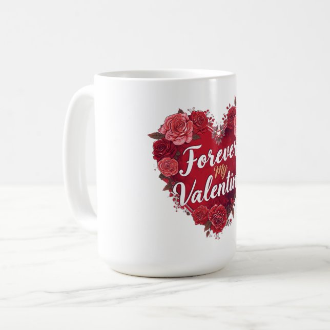 Mug Forever My Valentine (Devant gauche)