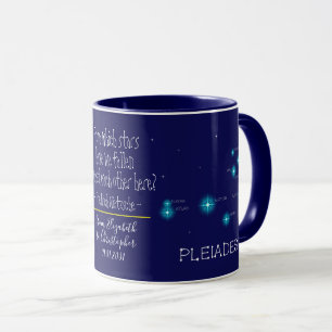 Mug Formation de l'hémisphère nord Pleiades Star