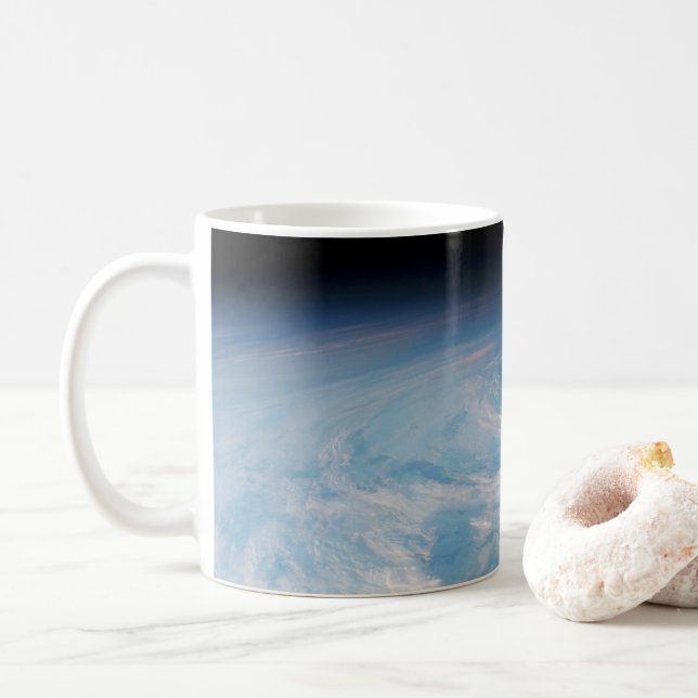 Mug Formation De Nuages Circulaires Sur L'Océan Pacifi (Avec donut)