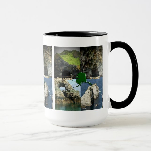 Mug Formations et grottes rocheuses en Alaska Collage (Droite)