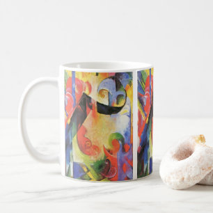 Mug Formes brisées par Franz Marc, Art abstrait vintag