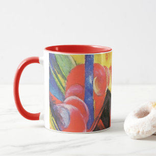 Mug Formes brisées par Franz Marc, Art abstrait vintag