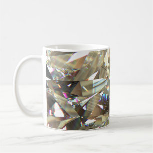 Mug Formes diamant triangulaire : texture stratifiée.