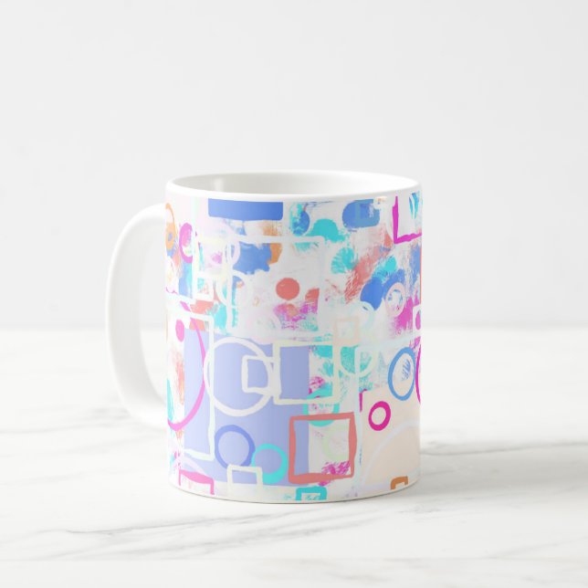 Mug Formes géométriques Abstraites (Devant gauche)