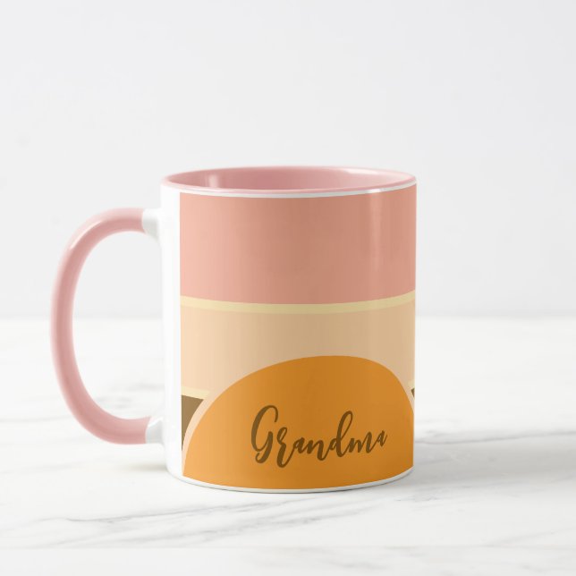 Mug Formes géométriques Grandma grand-parent spécial (Gauche)