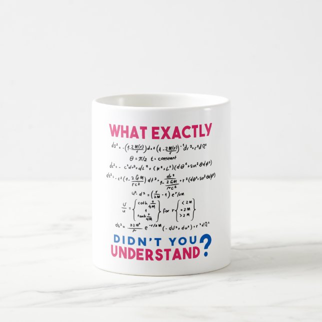 Mug Formule physique : blague (Centre)