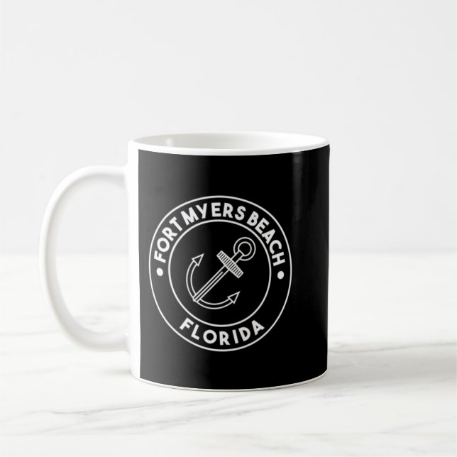 Mug Fort Myers Beach Floride Souvenirs Pocket Logo Lon (Gauche)