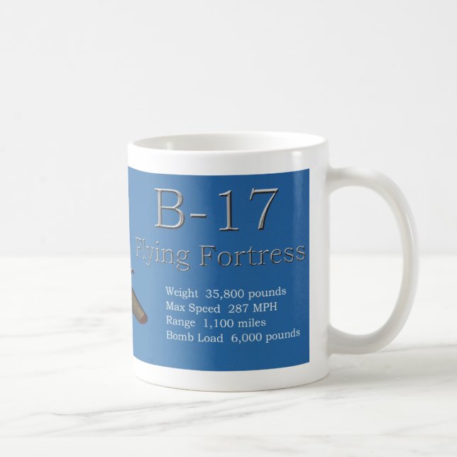 Mug Forteresse du vol B-17 (Droite)