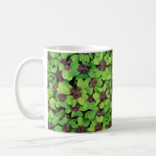 Mug Four Leaf Clover with Dew, St. Patricks Day