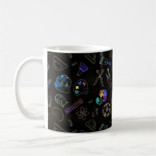 Mug Fournitures scolaires motifs, école
