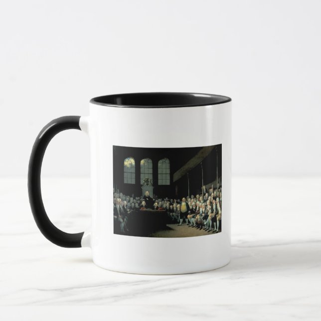 Mug Fox de Charles James adressant la Chambre (Gauche)