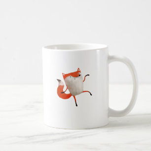Mug Fox de danse heureux