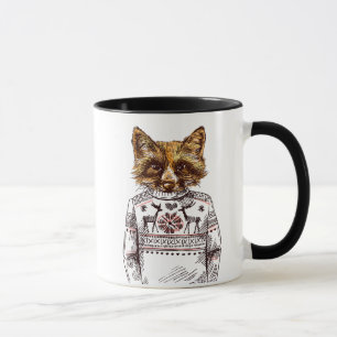 Mug Fox habillé rusé