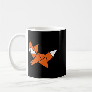 Mug Fox Lover mignonne Origami Red Fox Japonais minima