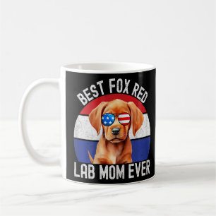 Mug Fox Red Lab Maman Labrador Retriever Vintage Retro
