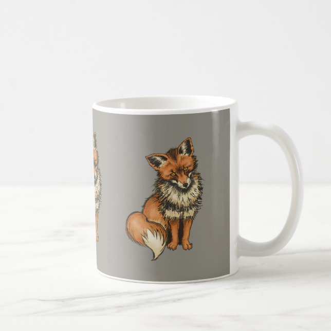 Mug Fox rouge (Droite)