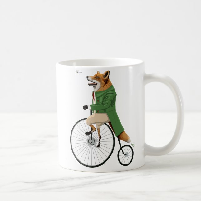 Mug Fox sur le vélo (Droite)
