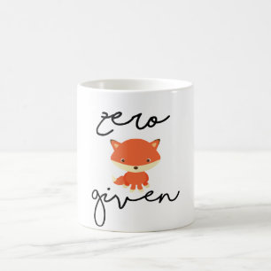 Mug Fox zéro donné