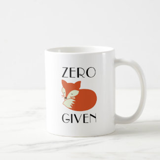 Mug Fox zéro donné
