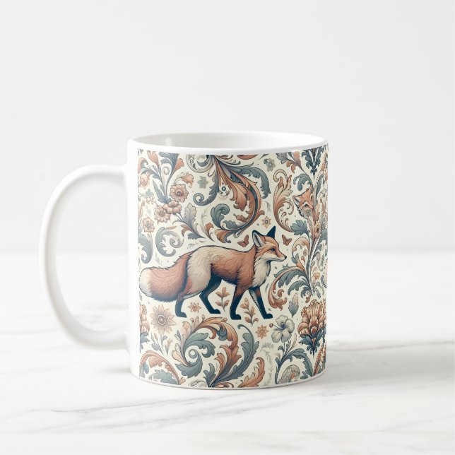Mug Foxglove Whispers : l'élégance victorienne dans la (Gauche)