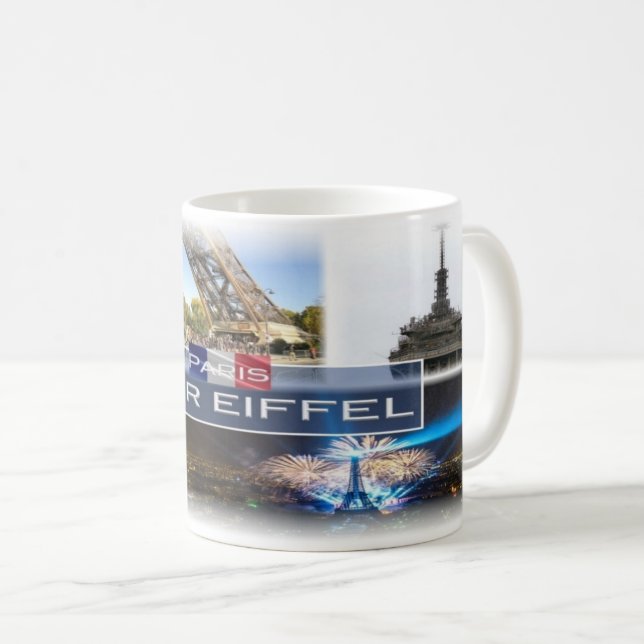 Mug FR France - La Tour Eiffel Paris - (Devant droit)