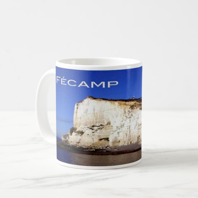 Mug FR France - Normandie - Fécamp - (Devant gauche)