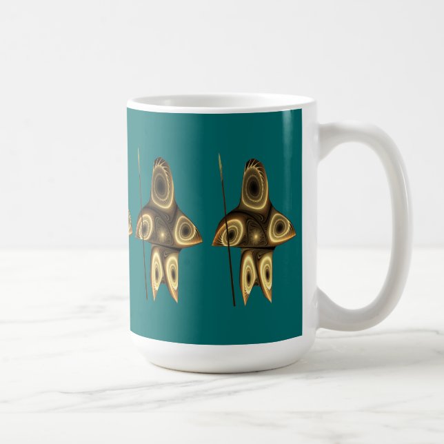 Mug Fractal Inuit Hunter (Droite)