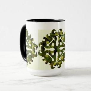 Mug Fragment Solaire abstrait Géométrique