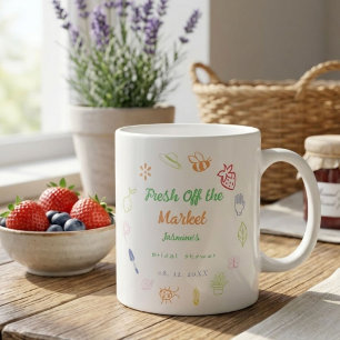 Mug Fraîchement sortie du marché Mariage Shower dessin