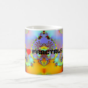 Mug Fraktal009 - J'AIME des FRACTALES
