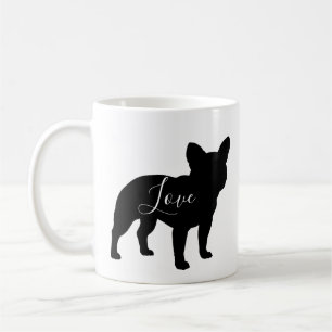 Mug Français Chien Chien Chien Silhouettes Amour Perso
