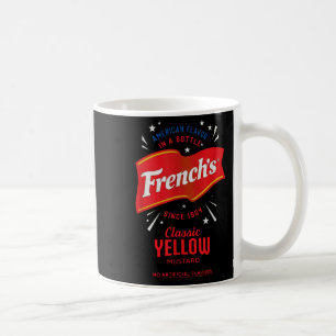 Mug Français Clic Mustard Jaune Étiquette Costume de n