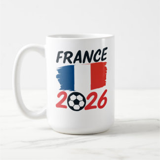 Mug France 2026 Soccer Fan Design Flag Colors
